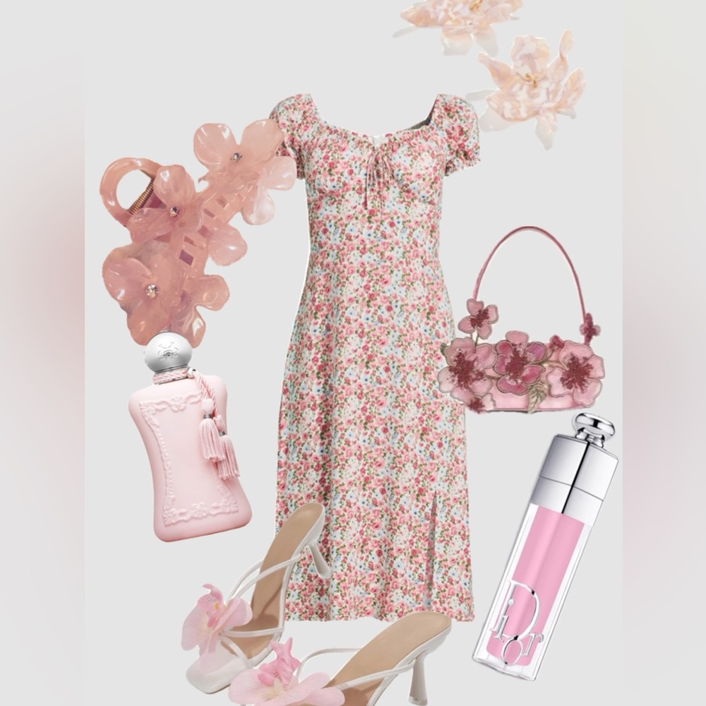 Floral Pink Dress